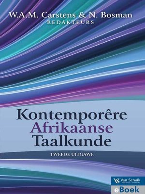 cover image of Kontemporêre Afrikaanse Taalkunde